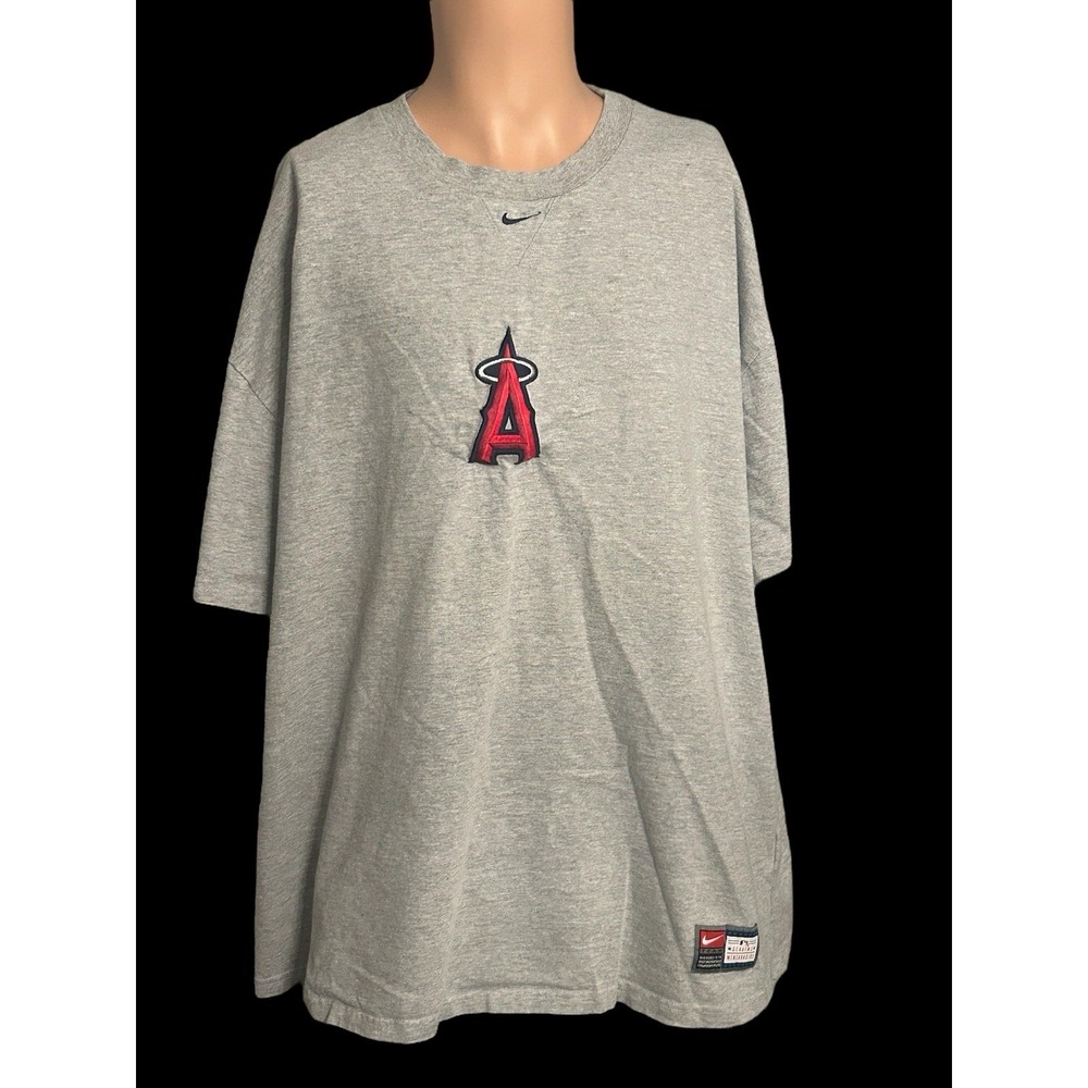 Los‎ Angeles Angels Men's Nike T-Shirt Size 2XL Gray MLB Genuine Merchandise